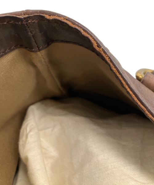 genten（ゲンテン）genten (ゲンテン) レザーハンドバッグ ブラウンの古着・服飾アイテム