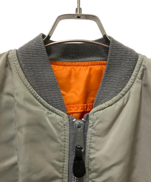 ALPHA（アルファ）ALPHA (アルファ) MA-1ジャケット グレー サイズ:Lの古着・服飾アイテム