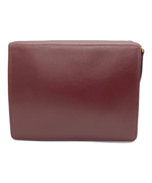 Cartier（カルティエ）Cartier (カルティエ) セカンドバッグ ボルドーの古着・服飾アイテム