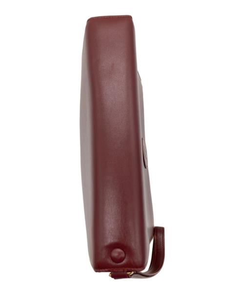 Cartier（カルティエ）Cartier (カルティエ) セカンドバッグ ボルドーの古着・服飾アイテム