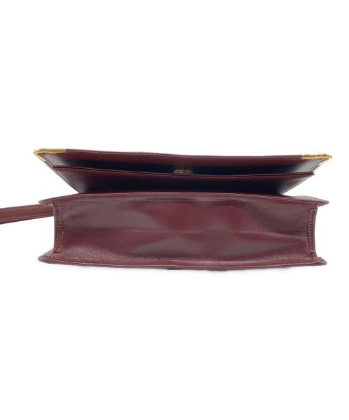 Cartier（カルティエ）Cartier (カルティエ) セカンドバッグ ボルドーの古着・服飾アイテム
