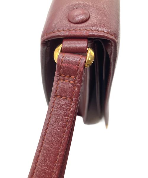 Cartier（カルティエ）Cartier (カルティエ) セカンドバッグ ボルドーの古着・服飾アイテム