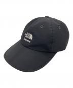 THE NORTH FACE×SUPREMEザ ノース フェイス×シュプリーム）の古着「スプリット6パネルキャップ」｜ブラック