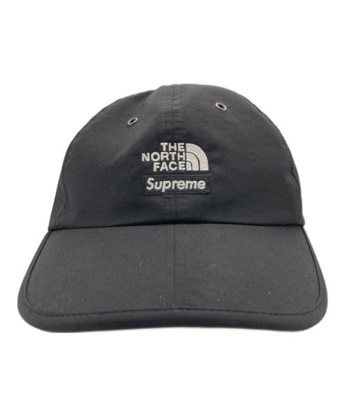 THE NORTH FACE（ザ ノース フェイス）THE NORTH FACE (ザ ノース フェイス) SUPREME (シュプリーム) スプリット6パネルキャップ ブラック サイズ:Freeの古着・服飾アイテム
