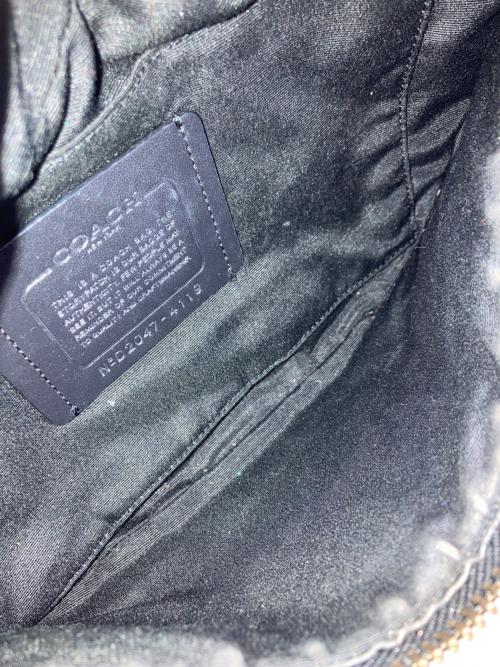 COACH（コーチ）COACH (コーチ) ウエストバッグ ブラック×ブラウンの古着・服飾アイテム