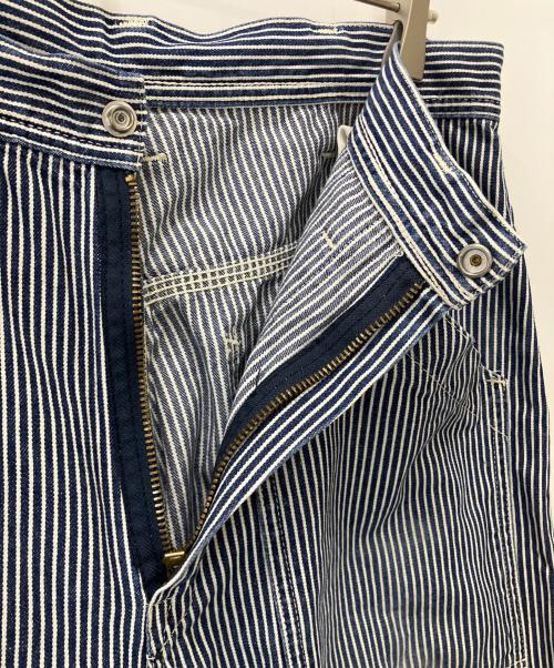 EVISU（エヴィス）EVISU (エヴィス) デニムカーゴパンツ ブルー×ホワイト サイズ:34の古着・服飾アイテム