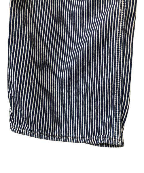 EVISU（エヴィス）EVISU (エヴィス) デニムカーゴパンツ ブルー×ホワイト サイズ:34の古着・服飾アイテム