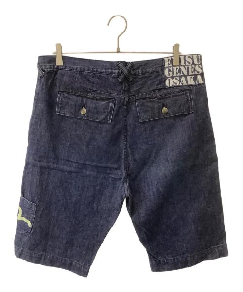 EVISU（エヴィス）EVISU (エヴィス) デニムハーフパンツ ネイビー サイズ:38の古着・服飾アイテム
