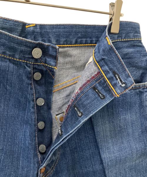 EVISU（エヴィス）EVISU (エヴィス) デニムハーフパンツ ブルー サイズ:36の古着・服飾アイテム