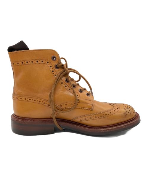 Tricker's（トリッカーズ）Tricker's (トリッカーズ) カントリーブーツ キャメル サイズ:25cmの古着・服飾アイテム