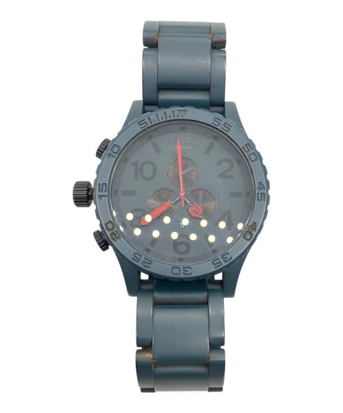 NIXON（ニクソン）NIXON (ニクソン) クロノグラフ ブルーの古着・服飾アイテム