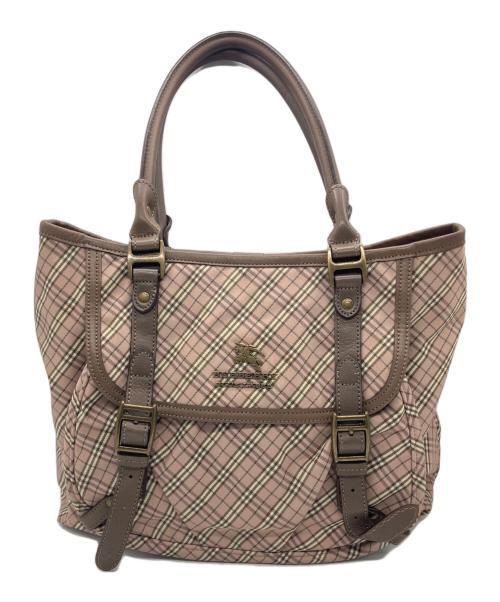 BURBERRY BLUE LABEL（バーバリー ブルー レーベル）BURBERRY BLUE LABEL (バーバリー ブルー レーベル) ノバチェックトートバッグの古着・服飾アイテム