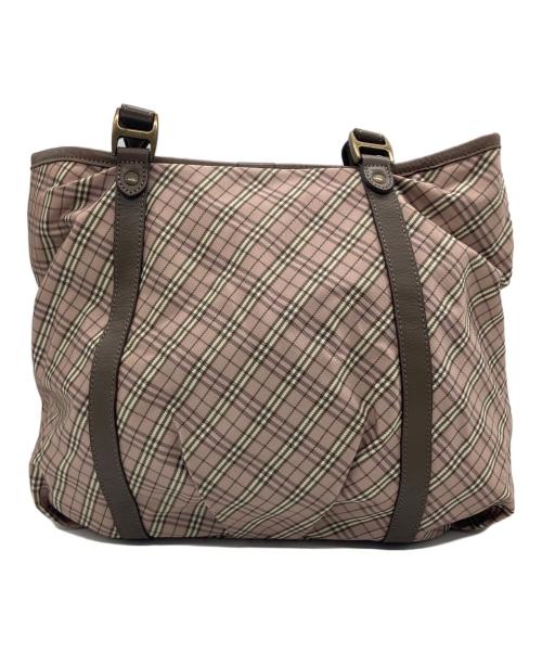 BURBERRY BLUE LABEL（バーバリー ブルー レーベル）BURBERRY BLUE LABEL (バーバリー ブルー レーベル) ノバチェックトートバッグの古着・服飾アイテム
