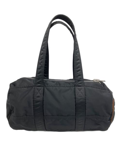 PORTER（ポーター）PORTER (ポーター) ダッフルバッグ ブラック×オレンジの古着・服飾アイテム