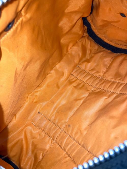 PORTER（ポーター）PORTER (ポーター) ダッフルバッグ ブラック×オレンジの古着・服飾アイテム