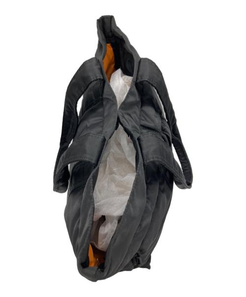 PORTER（ポーター）PORTER (ポーター) トートバッグ　タンカー ブラック×オレンジの古着・服飾アイテム