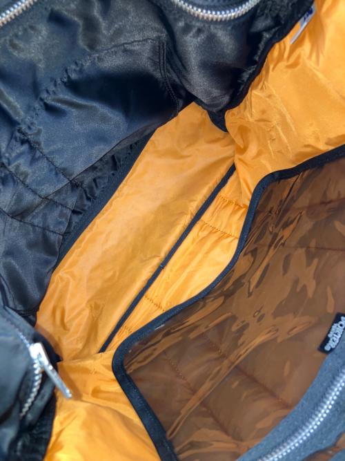 PORTER（ポーター）PORTER (ポーター) トートバッグ　タンカー ブラック×オレンジの古着・服飾アイテム