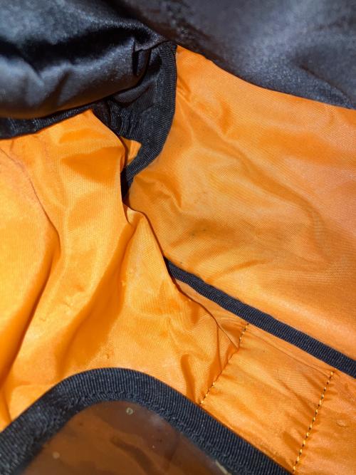 PORTER（ポーター）PORTER (ポーター) トートバッグ　タンカー ブラック×オレンジの古着・服飾アイテム