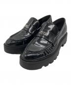 MARC JACOBSマークジェイコブス）の古着「フランキープラットフォームローファー」｜ブラック