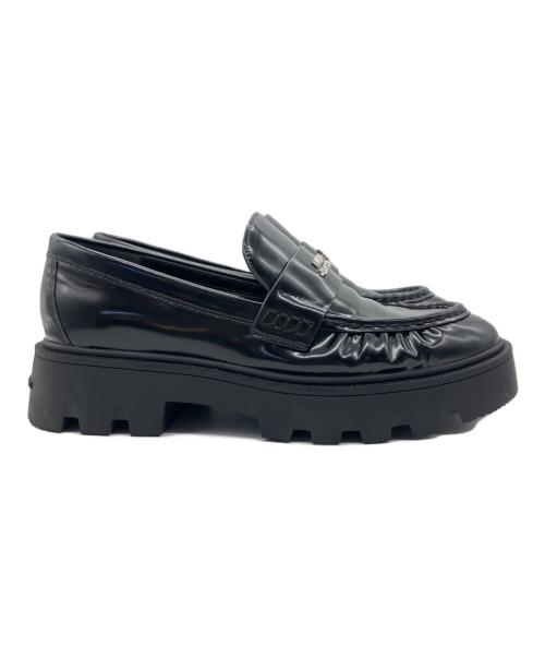 MARC JACOBS（マークジェイコブス）MARC JACOBS (マークジェイコブス) フランキープラットフォームローファー ブラック サイズ:24.5cmの古着・服飾アイテム