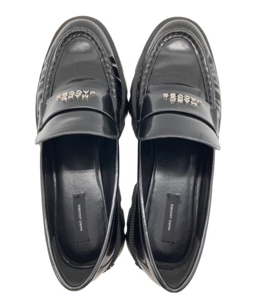 MARC JACOBS（マークジェイコブス）MARC JACOBS (マークジェイコブス) フランキープラットフォームローファー ブラック サイズ:24.5cmの古着・服飾アイテム