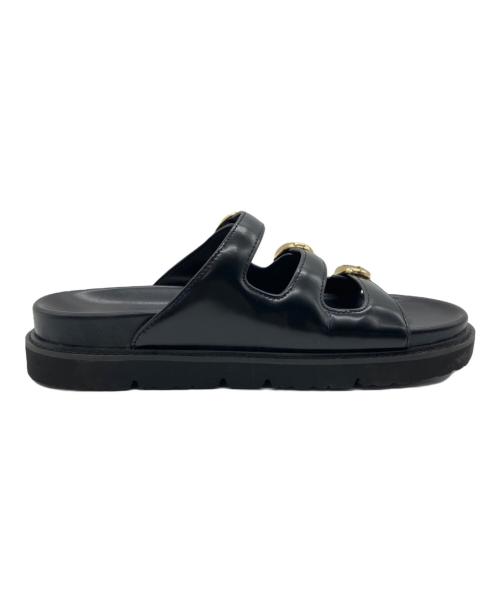 MARC JACOBS（マークジェイコブス）MARC JACOBS (マークジェイコブス) ストラップサンダル ブラック サイズ:24cmの古着・服飾アイテム