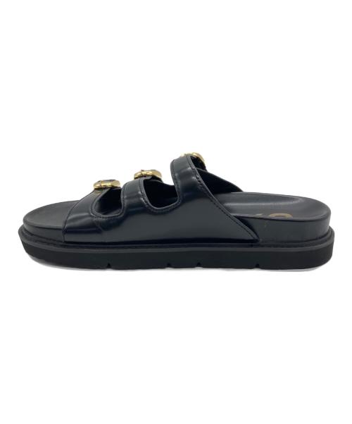 MARC JACOBS（マークジェイコブス）MARC JACOBS (マークジェイコブス) ストラップサンダル ブラック サイズ:24cmの古着・服飾アイテム