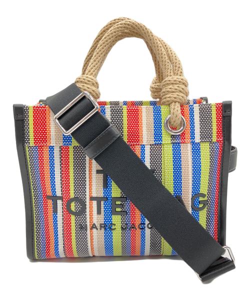 MARC JACOBS（マークジェイコブス）MARC JACOBS (マークジェイコブス) ザ ストライプ メッシュ トートバッグ マルチカラーの古着・服飾アイテム