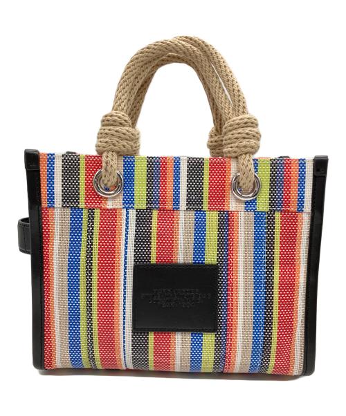 MARC JACOBS（マークジェイコブス）MARC JACOBS (マークジェイコブス) ザ ストライプ メッシュ トートバッグ マルチカラーの古着・服飾アイテム