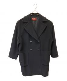 Max Mara Studio（マックスマーラ ストゥディオ）の古着「Pコート」｜ブラック