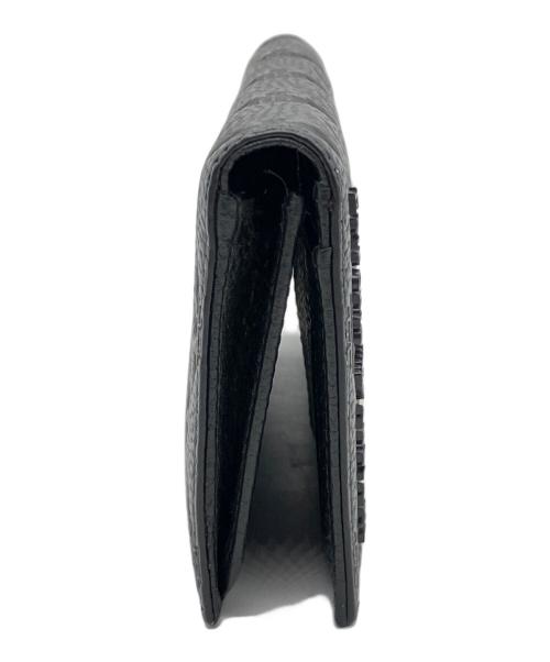 EMPORIO ARMANI（エンポリオ アルマーニ）EMPORIO ARMANI (エンポリオ アルマーニ) 長財布　オールオーバーエンボスイーグル ブラックの古着・服飾アイテム