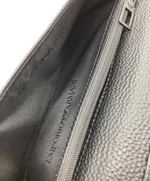 EMPORIO ARMANI（エンポリオ アルマーニ）EMPORIO ARMANI (エンポリオ アルマーニ) 長財布　オールオーバーエンボスイーグル ブラックの古着・服飾アイテム