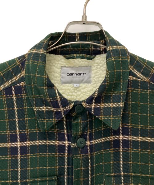 CarHartt（カーハート）CarHartt (カーハート) 裏ボアジャケット グリーン サイズ:Lの古着・服飾アイテム