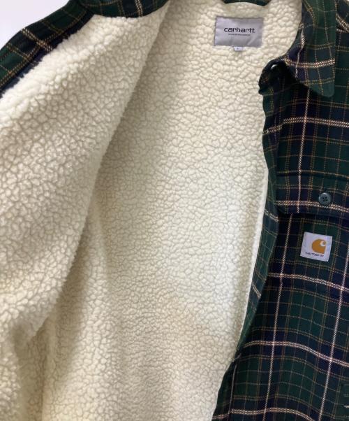 CarHartt（カーハート）CarHartt (カーハート) 裏ボアジャケット グリーン サイズ:Lの古着・服飾アイテム