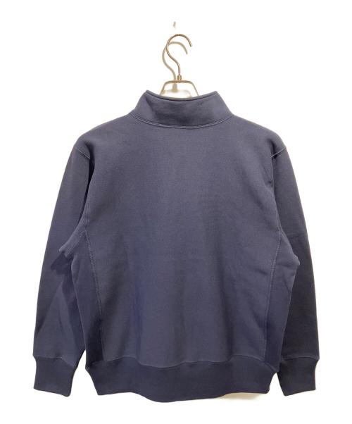 Champion REVERSE WEAVE（チャンピオン リバース ウィーブ）Champion REVERSE WEAVE (チャンピオン リバース ウィーブ) リバースウィーブ ハーフジップスウェットシャツ ネイビー サイズ:Lの古着・服飾アイテム