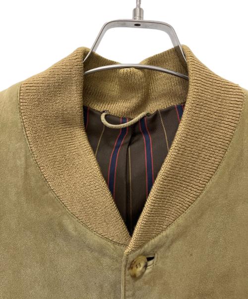 dunhill（ダンヒル）dunhill (ダンヒル) スウェードジャケット ベージュ サイズ:SIZE 42の古着・服飾アイテム
