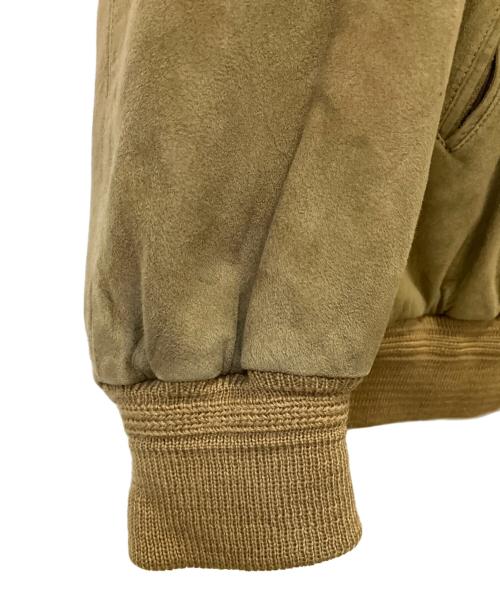dunhill（ダンヒル）dunhill (ダンヒル) スウェードジャケット ベージュ サイズ:SIZE 42の古着・服飾アイテム