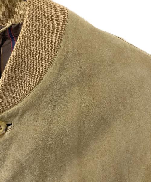 dunhill（ダンヒル）dunhill (ダンヒル) スウェードジャケット ベージュ サイズ:SIZE 42の古着・服飾アイテム