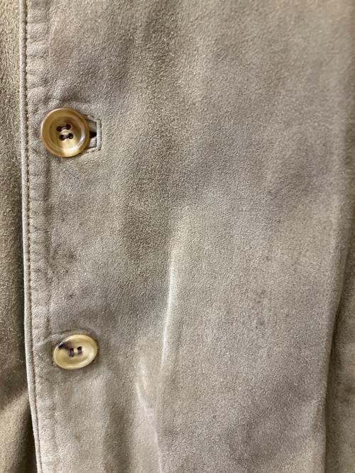 dunhill（ダンヒル）dunhill (ダンヒル) スウェードジャケット ベージュ サイズ:SIZE 42の古着・服飾アイテム