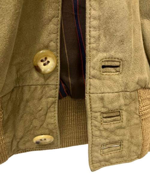 dunhill（ダンヒル）dunhill (ダンヒル) スウェードジャケット ベージュ サイズ:SIZE 42の古着・服飾アイテム