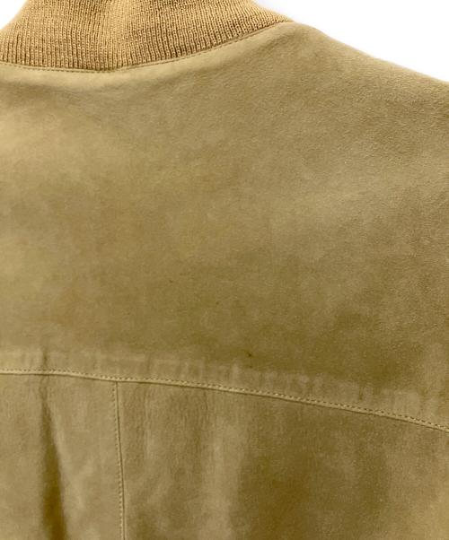 dunhill（ダンヒル）dunhill (ダンヒル) スウェードジャケット ベージュ サイズ:SIZE 42の古着・服飾アイテム