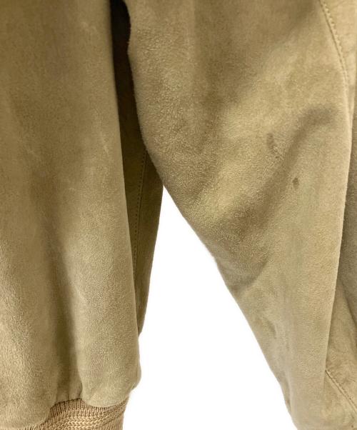 dunhill（ダンヒル）dunhill (ダンヒル) スウェードジャケット ベージュ サイズ:SIZE 42の古着・服飾アイテム