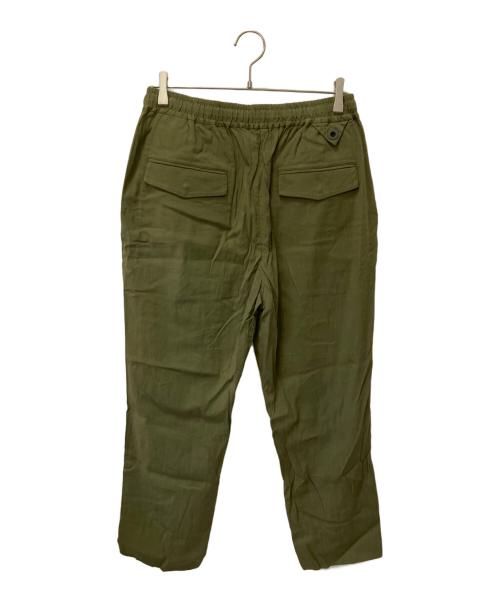 WHITE MOUNTAINEERING（ホワイトマウンテ二アニング）WHITE MOUNTAINEERING (ホワイトマウンテ二アニング) 2タック ワイドテーパード イージーパンツ オリーブ サイズ:SIZE 1の古着・服飾アイテム