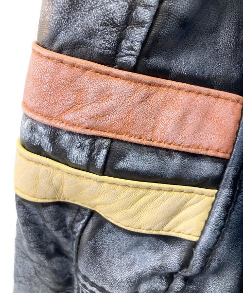 Ashwood Luxury（アッシュウッド・ラグジュアリー）Ashwood Luxury (アッシュウッド・ラグジュアリー) ライダースジャケット Snowy Black サイズ:Lの古着・服飾アイテム