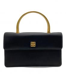 GIVENCHY（ジバンシィ）の古着「レザーハンドバッグ」｜ブラック