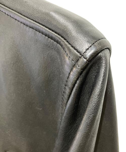 Schott（ショット）Schott (ショット) ダブルブレストライダースジャケット ブラック サイズ:Mの古着・服飾アイテム