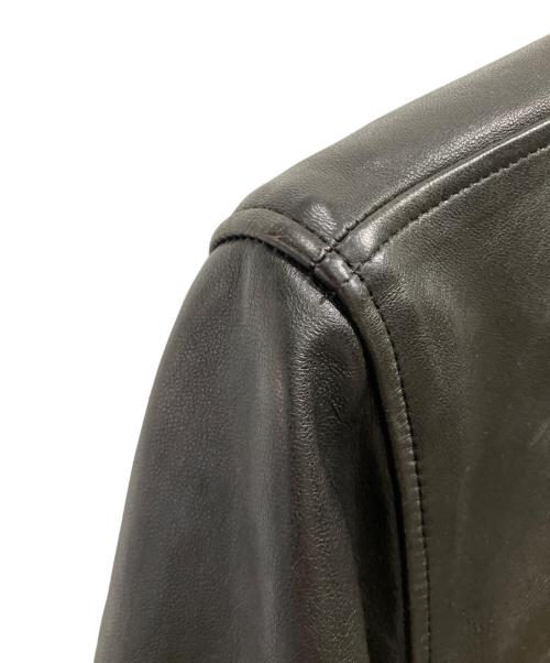 Schott（ショット）Schott (ショット) ダブルブレストライダースジャケット ブラック サイズ:Mの古着・服飾アイテム