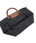 中古・古着 LONGCHAMP (ロンシャン) ル プリアージュ ブラック：9000円
