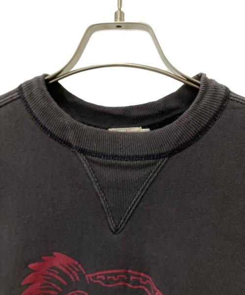 WAREHOUSE（ウエアハウス）WAREHOUSE (ウエアハウス) プリントスウェット グレー サイズ:38の古着・服飾アイテム