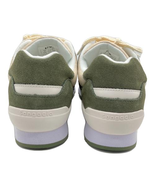 Sangacio（サンガッチョ）Sangacio (サンガッチョ) ローカットスニーカー　にゅ～ずLinen×Olive アイボリー×オリーブ サイズ:26cmの古着・服飾アイテム